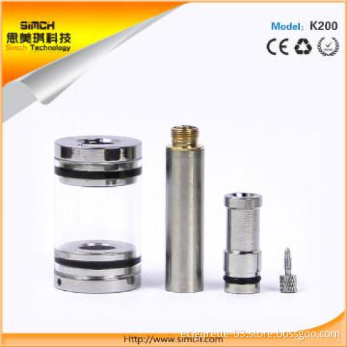 New Mechanical mod K200 steel mechanical 18650 cig mod